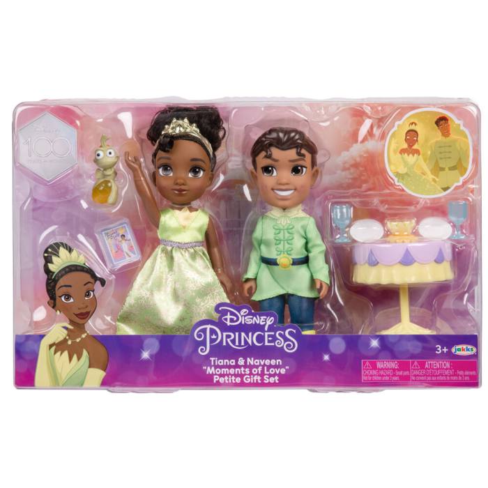 Disney The Princess and the Frog Tiana + Naveen doll 15cm 2542
