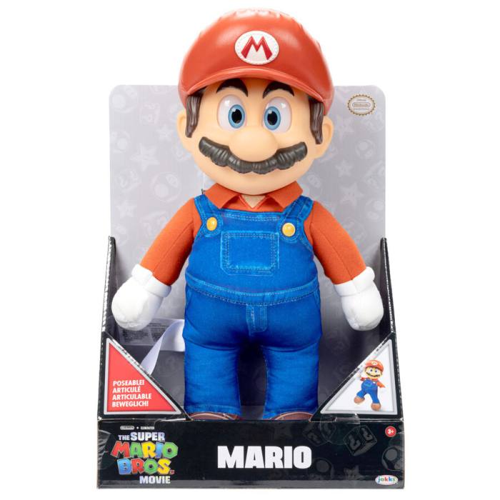 Super Mario Bros The Movie Super Mario plush toy 30cm 3237