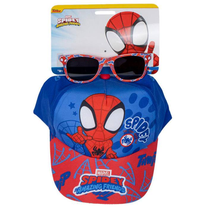 Marvel Spidey Set cap + sunglasses 4407