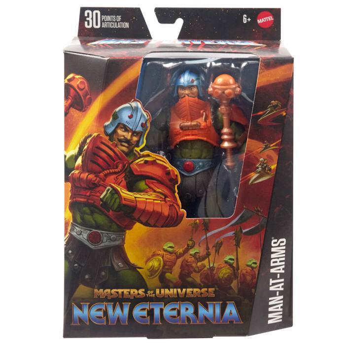Masters of the Universe New Eternia Man-At-Arms figure 17cm 6509