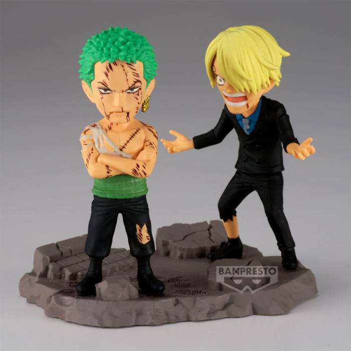 One Piece Roronoa Zoro & Sanji figure. 8cm 14860