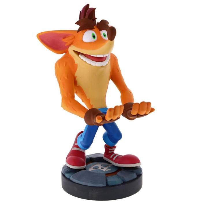 Crash Bandicoot figure clamping bracket Cable guy 21cm 26227