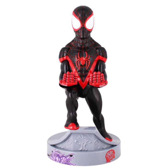 Marvel Spiderman Miles Morales figure clamping bracket Cable guy 21cm 26061