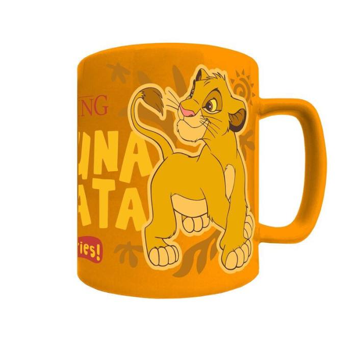Disney The Lion King Mug with teddy bear cover 440ml 27117