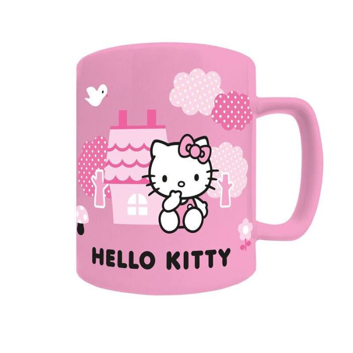 Hello Kitty Mug with teddy bear cover 440ml 27197