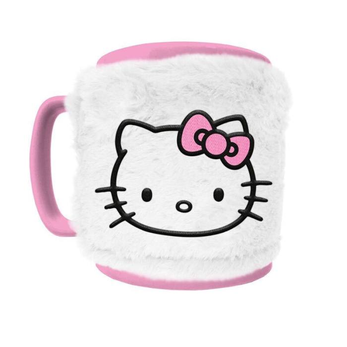 Hello Kitty Mug with teddy bear cover 440ml 27198