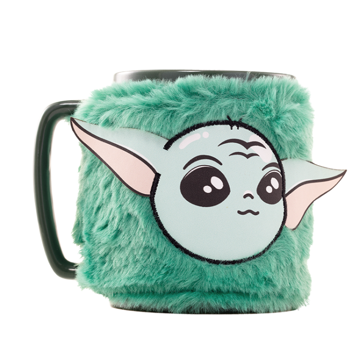 Star Wars Mandalorian Grogu Mug with teddy bear cover 440ml 27138