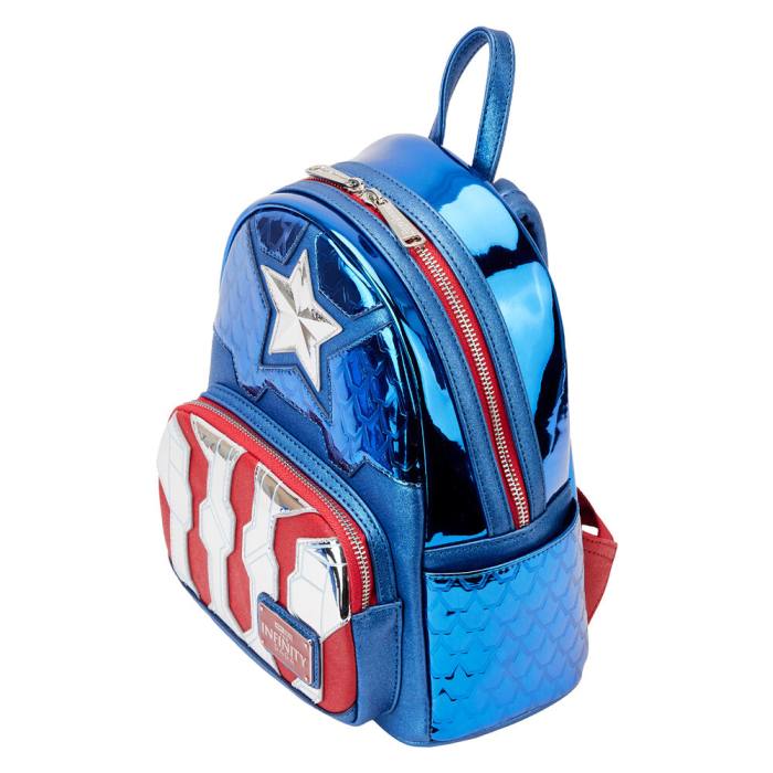 Loungefly Marvel Captain America metallic backpack 26cm 29687