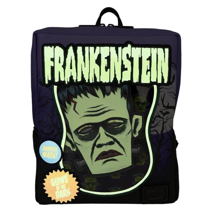 Loungefly Universal Monster Frankenstein Neon Mask backpack 28cm 31340