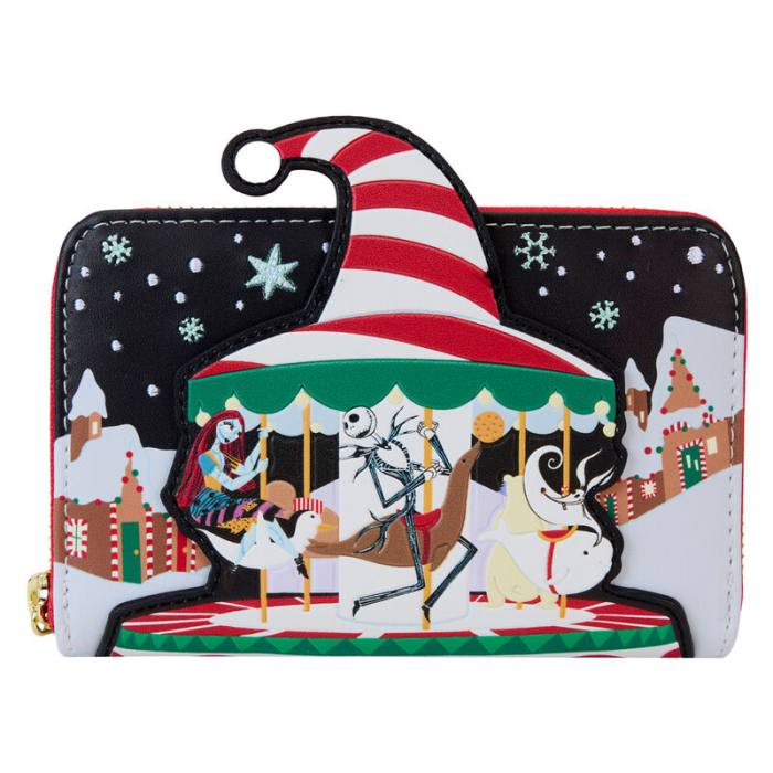 Loungefly Disney Nightmare Before Christmas Journey to Christmas Town wallet 31482