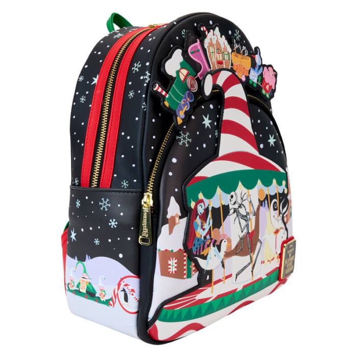 Loungefly Disney Nightmare Before Christmas Journey to Christmas Town backpack 31468