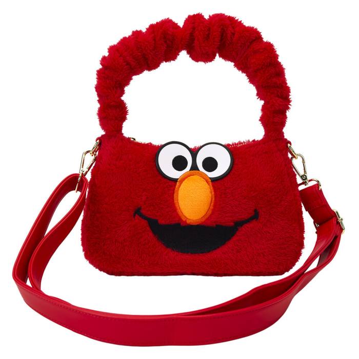 Loungefly Sesame Street Elmo plush bag 32243