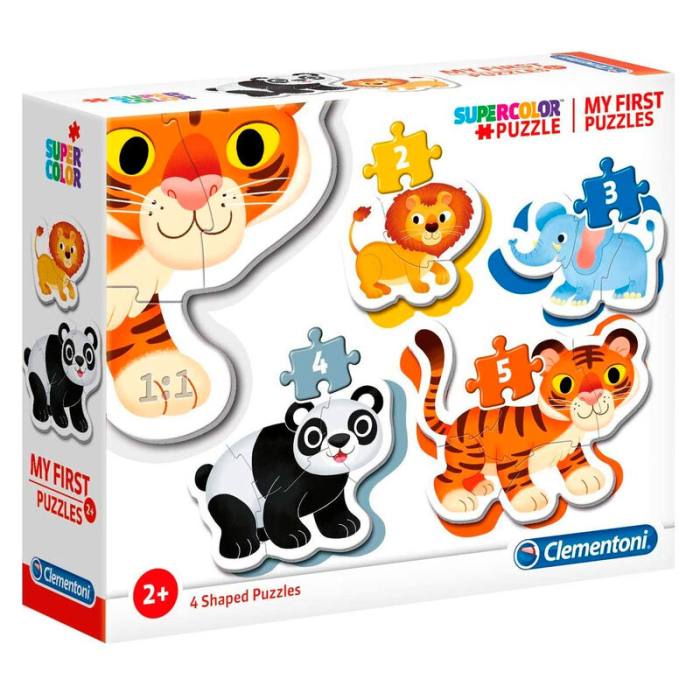 Wild Animals My First Puzzle 3-6-9-12pcs 33987