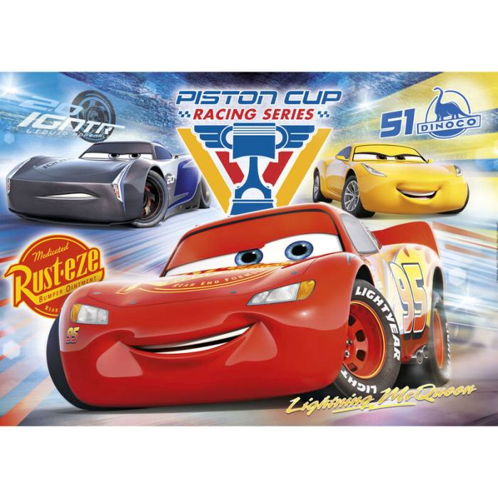 Disney Cars 3 puzzle 104pcs 34391