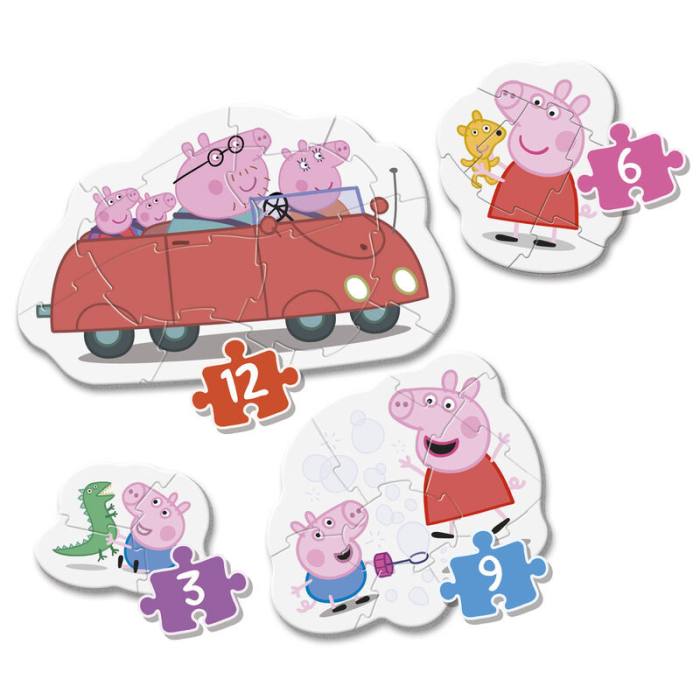 Peppa Pig My First Puzzle 3-6-9-12pcs 34001