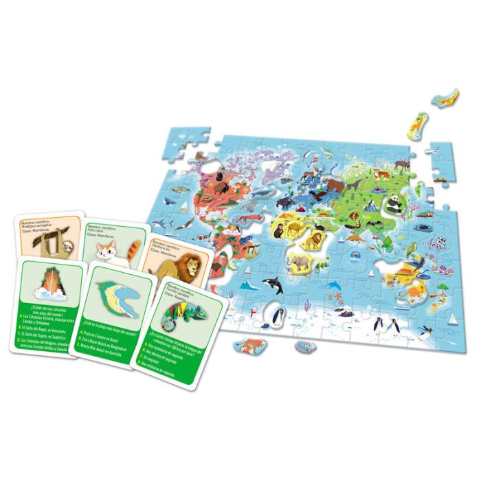 Lets discover the world puzzle 124pcs 35276