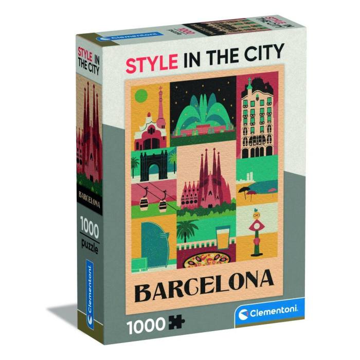 Style in the City Barcelona puzzle 1000pcs 35082