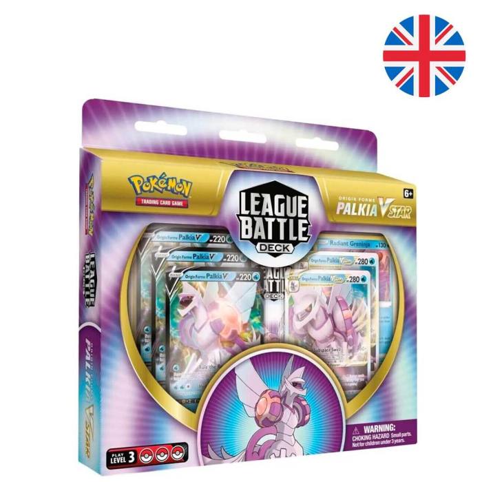 English Pokemon Palkia Vstar League Battle Deck Collectible card game blister 36323