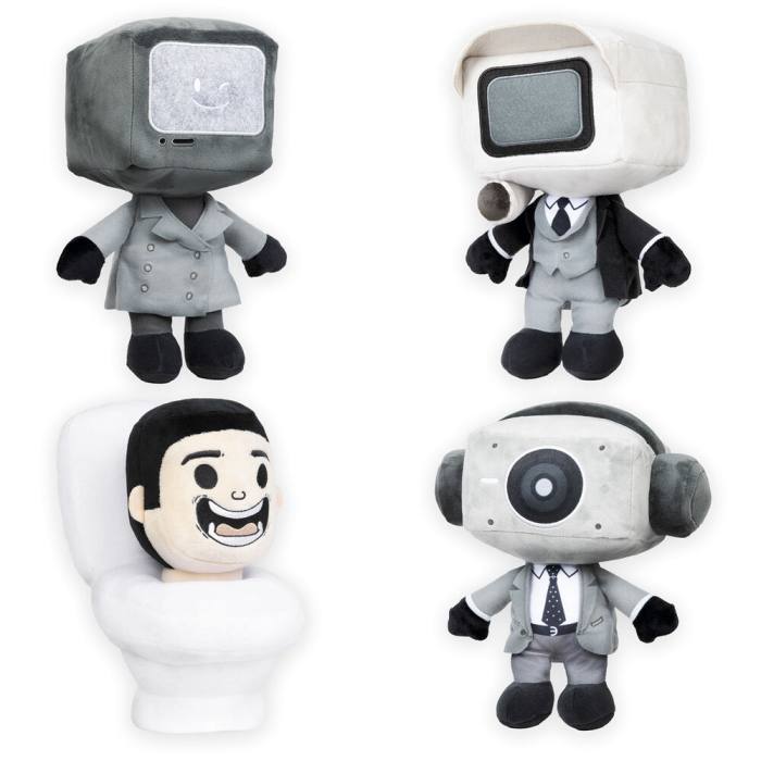 Skibidi Toilet assorted surprise bag plush toy 30cm 36167