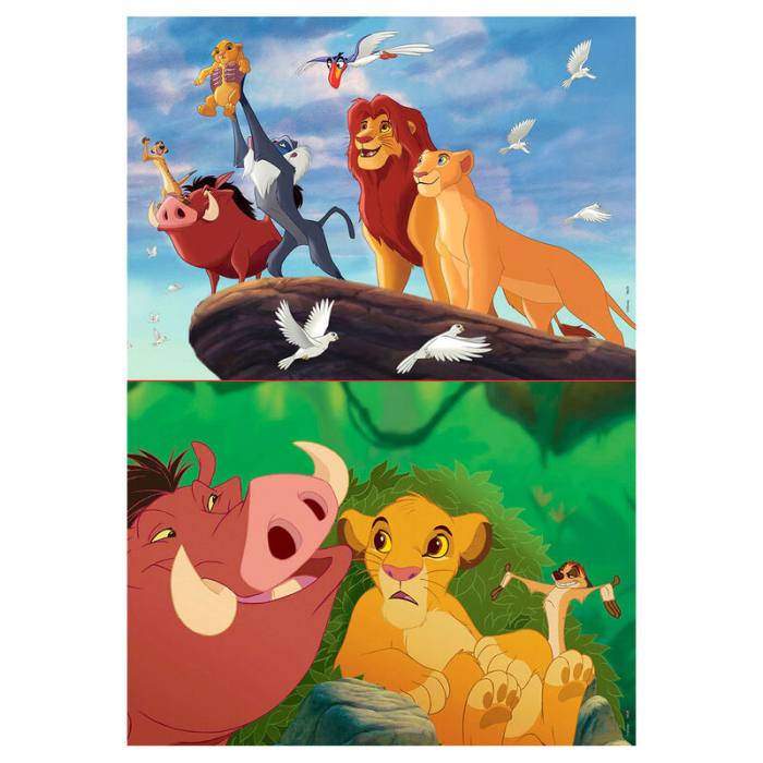 Disney The Lion King puzzle 2x48pcs 37130