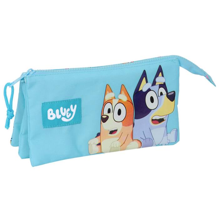 Bluey triple pencil case 37440