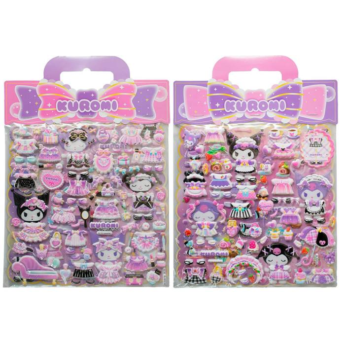 Hello Kitty Kuromi assorted Embossed stickers 37725