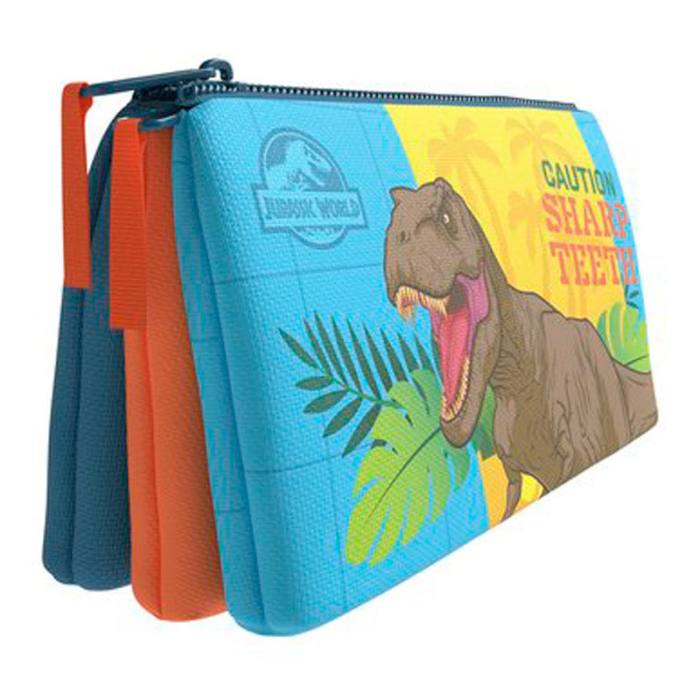 Jurassic World pencil case triple 38387