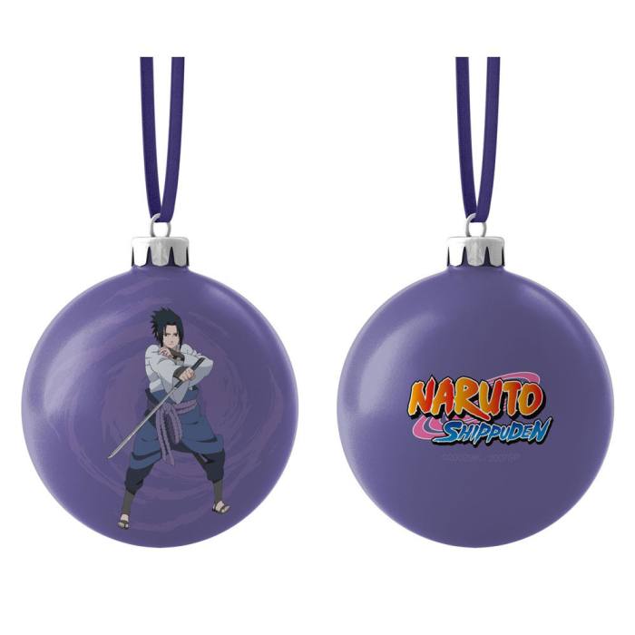 Naruto Shippuden Sasuke christmas ball 39198