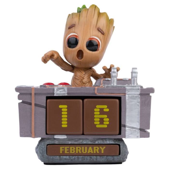 Marvel Guardians of the Galaxy Groot Death Button 3D perpetual calendar 41036