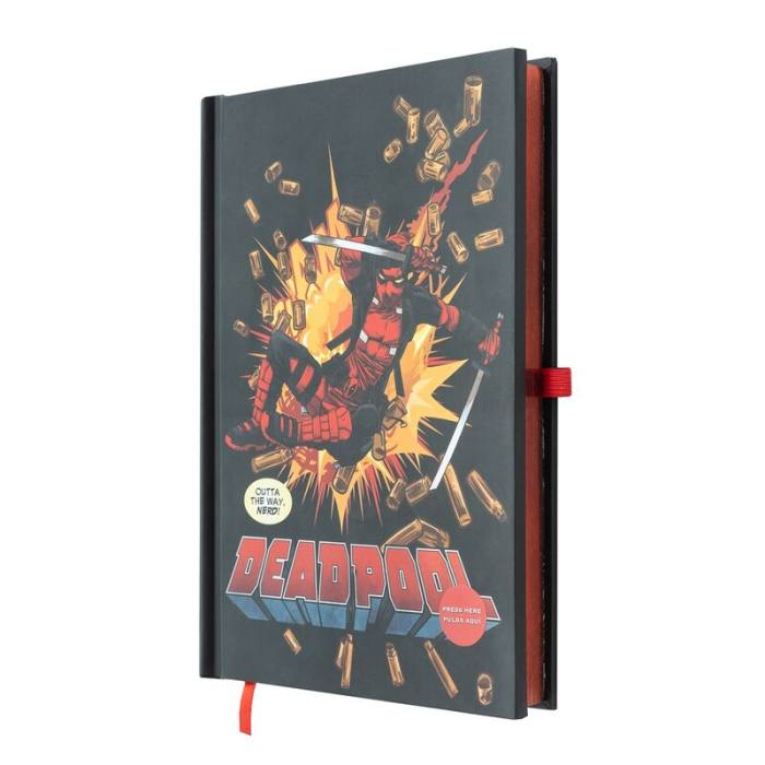 Marvel Deadpool A5 premium led notebook 41992