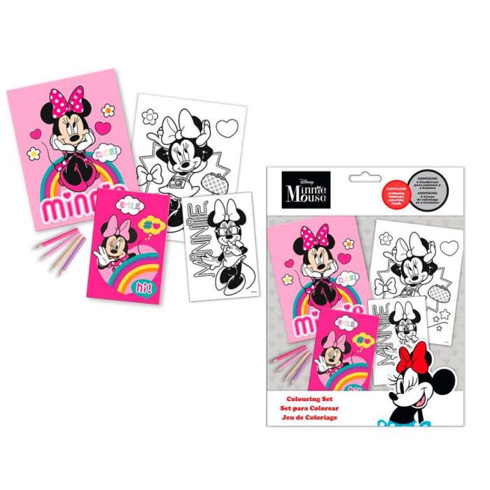 Disney Minnie coloring set with stickers 42943