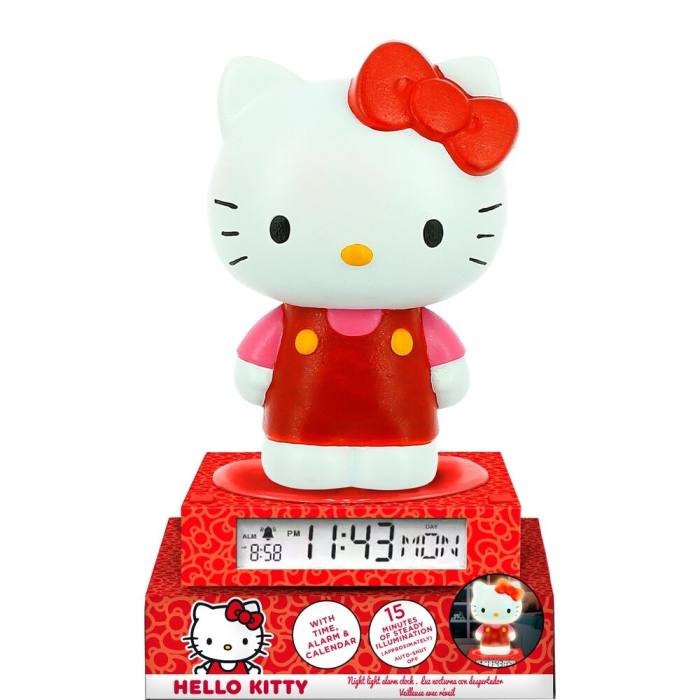 Hello Kitty and Friends 3D lamp with alarm clock 43980