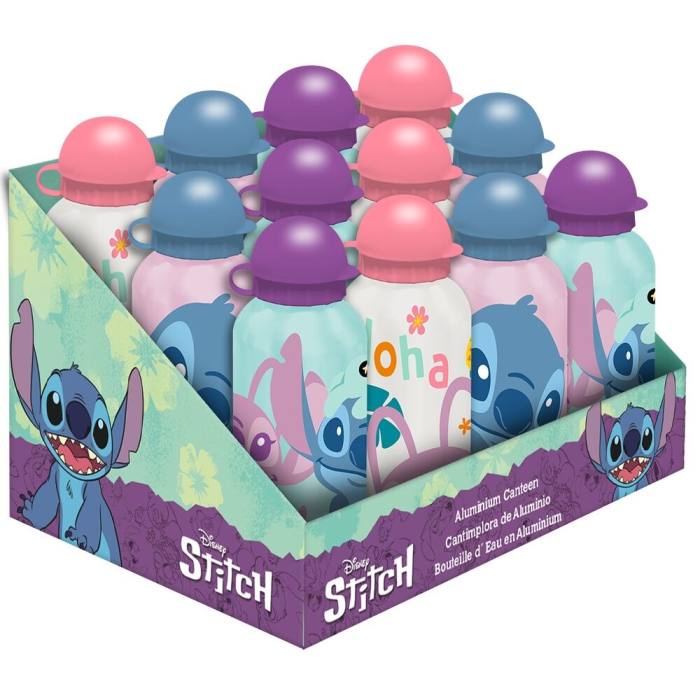 Disney Stitch assorted Aluminium bottle 500ml 43807