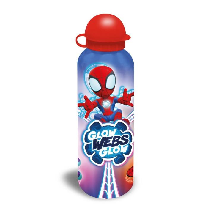 Marvel Spidey the Amazing Friends assorted Aluminium bottle 500ml 43783