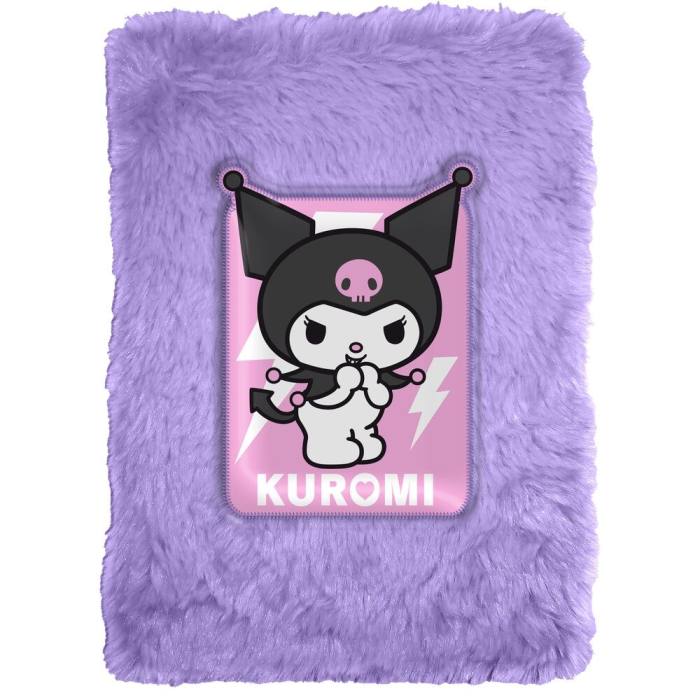 Hello Kitty Kuromi plush notebook 44063