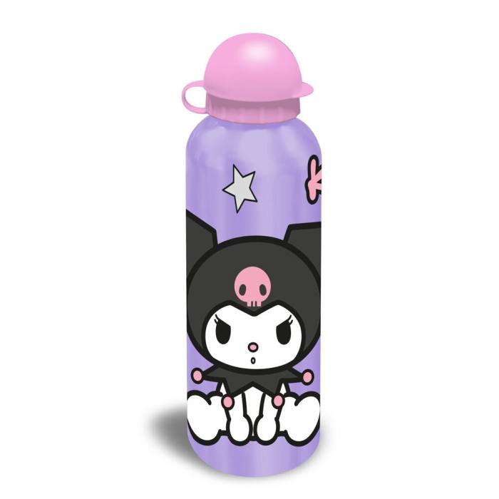 Hello Kitty Kuromi assorted aluminium bottle 500ml 44060