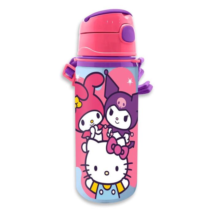 Hello Kitty and Friends aluminium bottle 600ml 44005