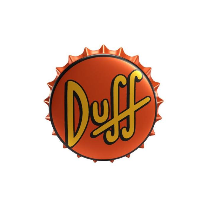The Simpsons Duff Beer Bottle opener magnet 49129