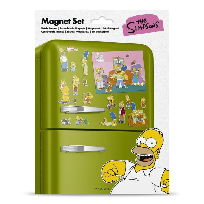 The Simpsons Die-cut magnet set 49139