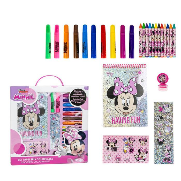 Disney Minnie colouring stationery set 52506