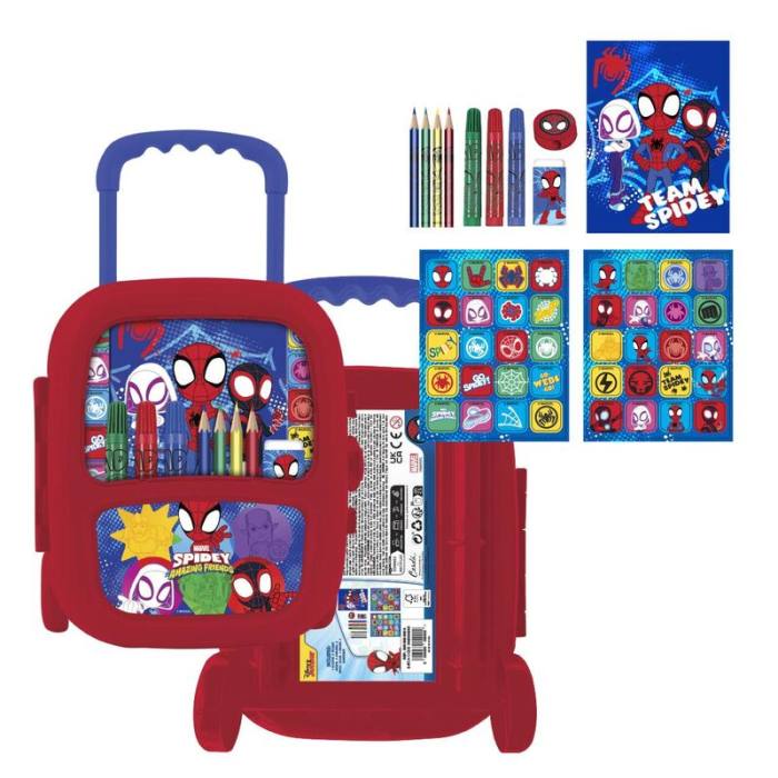Marvel Spidey Amazing Friends stationery trolley 52511