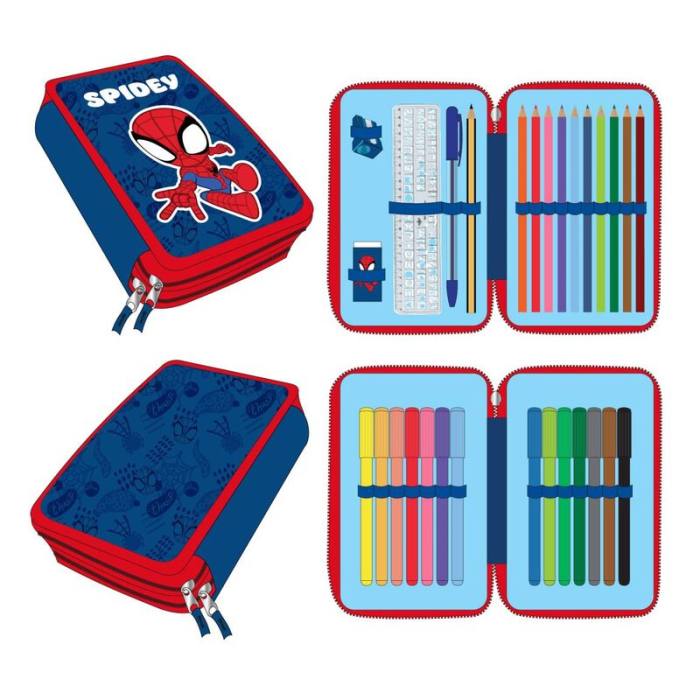 Marvel Spidey Amazing Friends double pencil case 53048