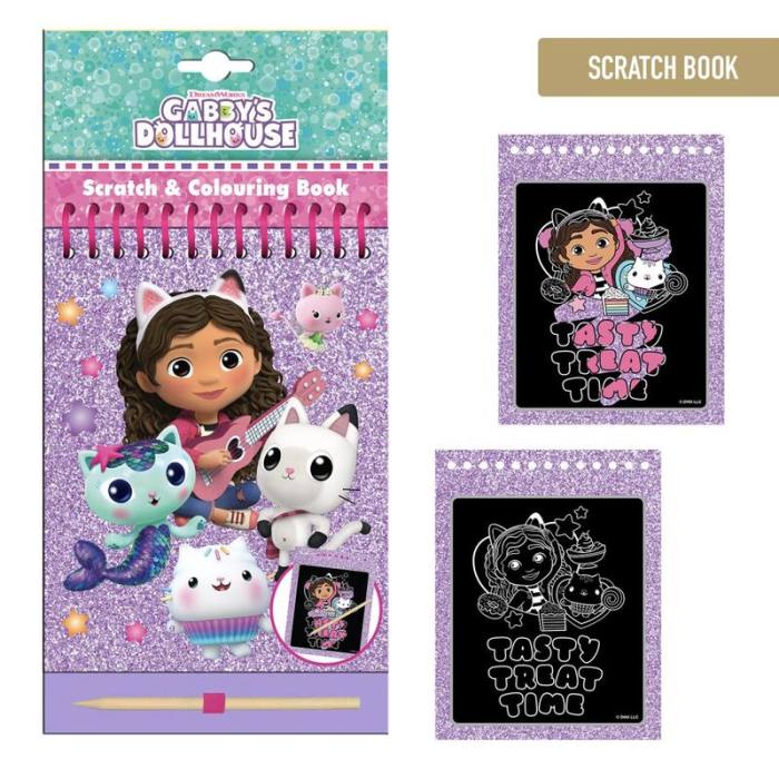 Gabbys Doll House scratch stationery set 53139