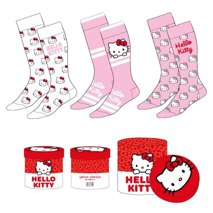 Hello Kitty pack 3 adult socks 53316