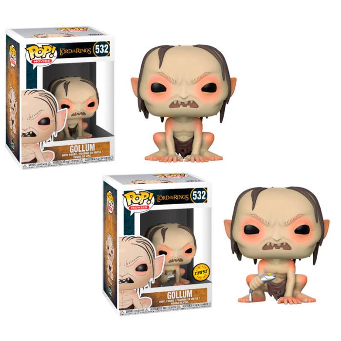 POP figure Lord of the Rings Gollum 5 + 1 Chase 54587