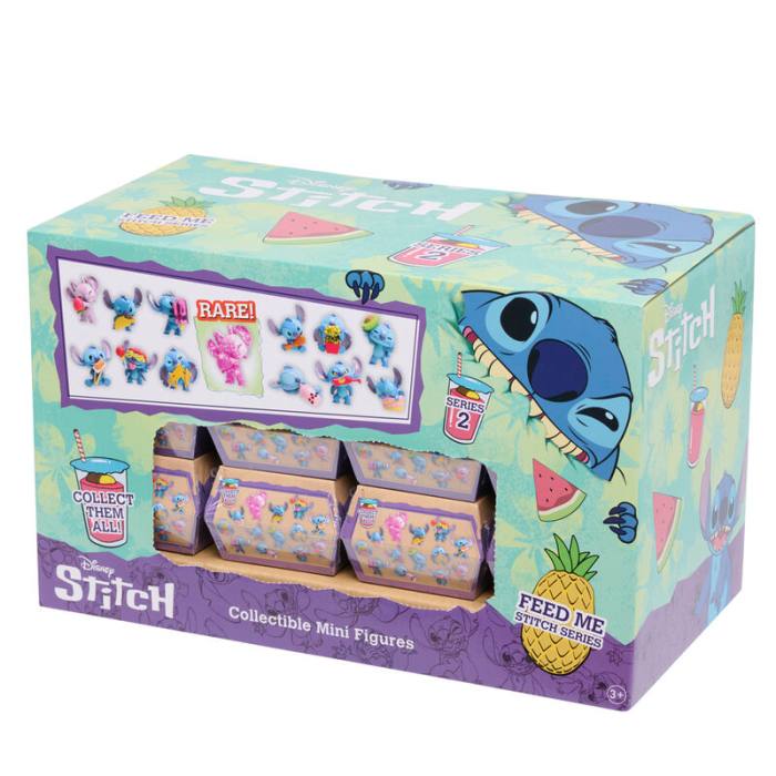 Disney Burguer Stitch assorted figure 5cm 54067