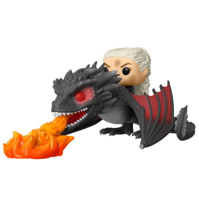 POP figure Game of Thrones Daenerys on Fiery Drogon 55087