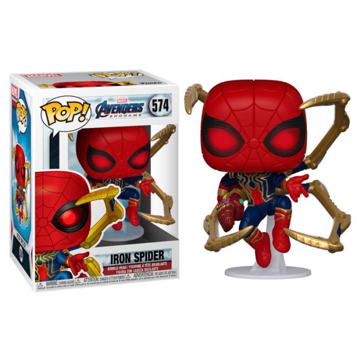 POP figure Marvel Avengers Endgame Iron Spider with Nano Gauntlet 55084