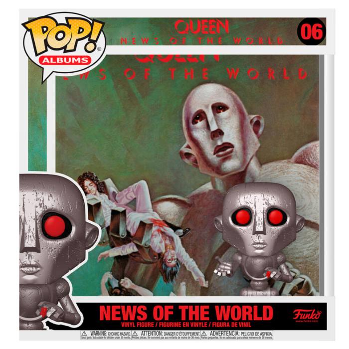POP figure Queen News of the World with Album Case 55754