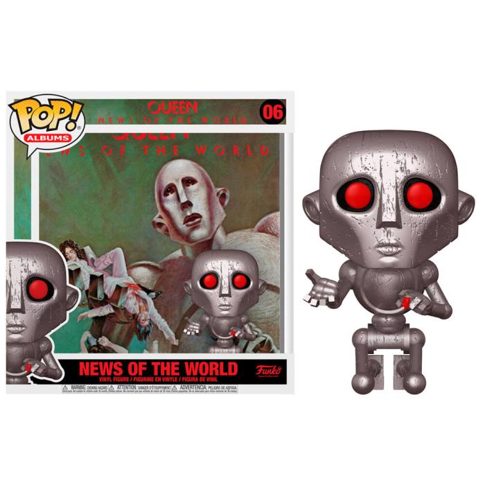 POP figure Queen News of the World with Album Case 55753